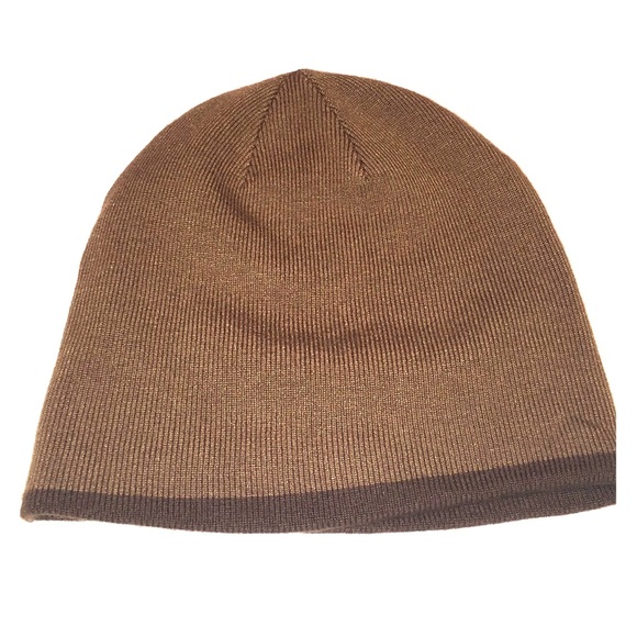 EDDIE BAUER reversible brown bear beanie - Picture 3 of 7
